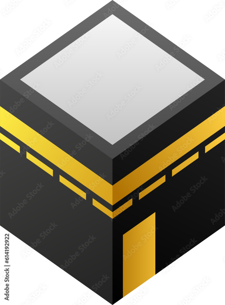Kaaba icon vector illustration. Silhouette of kaaba mecca icon for mubarak, eid, hajj, umrah, and qibla. Graphic resource about worship in islam and muslim culture Kaaba icon vector illustration. Silhouette of kaaba mecca icon for mubarak, eid, hajj, umrah, and qibla. Graphic resource about worship in islam and muslim culture