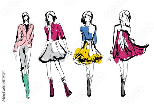 SKETCH. fashion girls