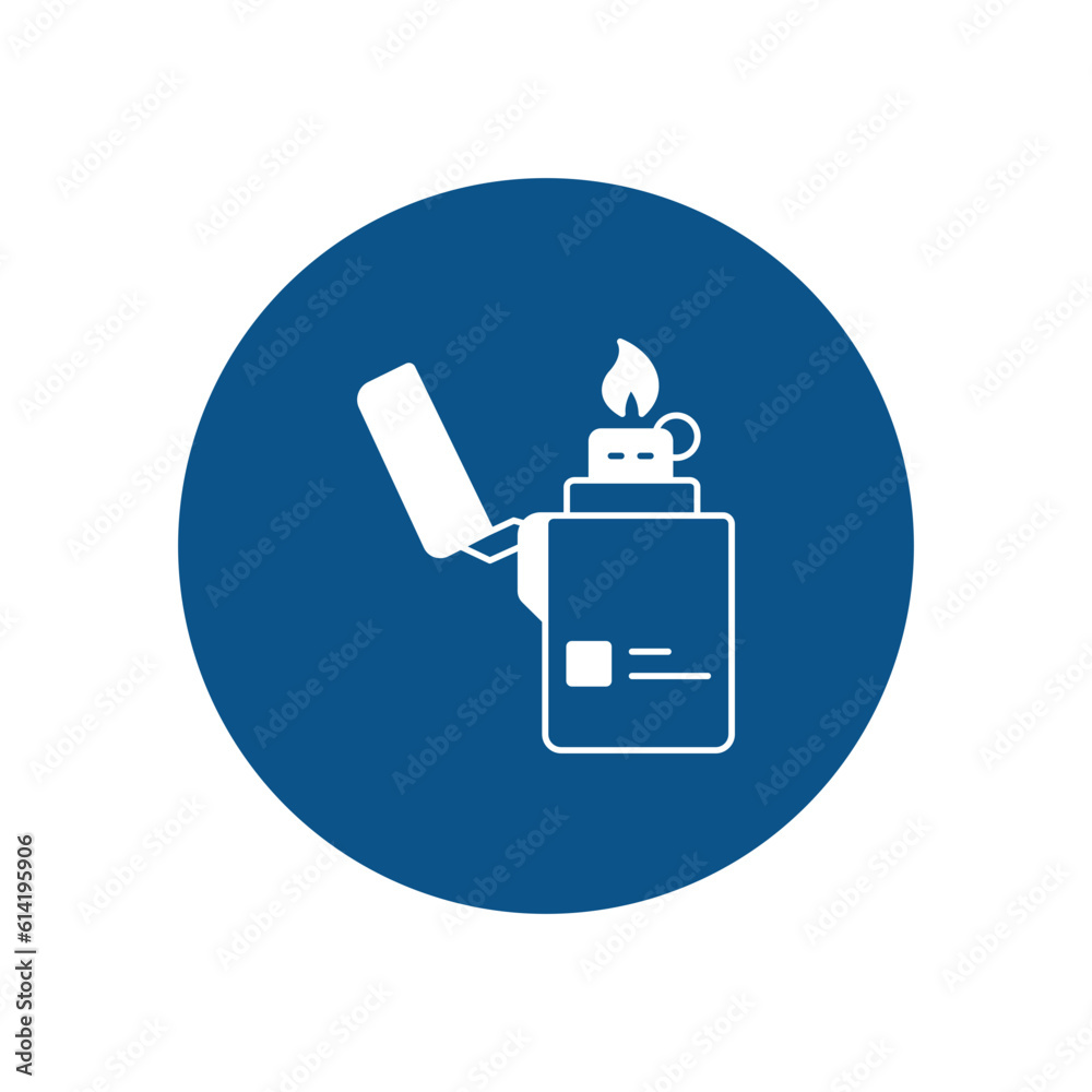 Obraz premium Fire lighter Vector Icon with trendy background colors that can easily edit or modify