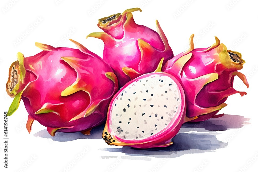 Dragonfruit Illustration. Fruit illustration. Generative AI
Dragonfruit Illustration. Fruit illustration. Generative AI