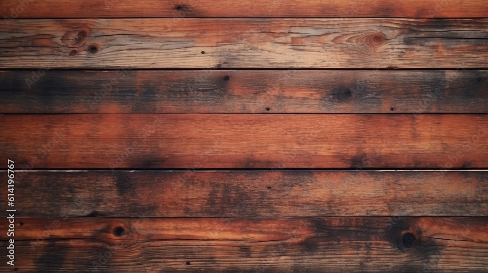 Wooden table texture. brown planks as background top view. Generative AI Wooden table texture. brown planks as background top view. Generative AI