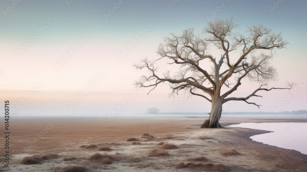 Silent Sentinels: A Minimalist Journey Through Time. Generative AI