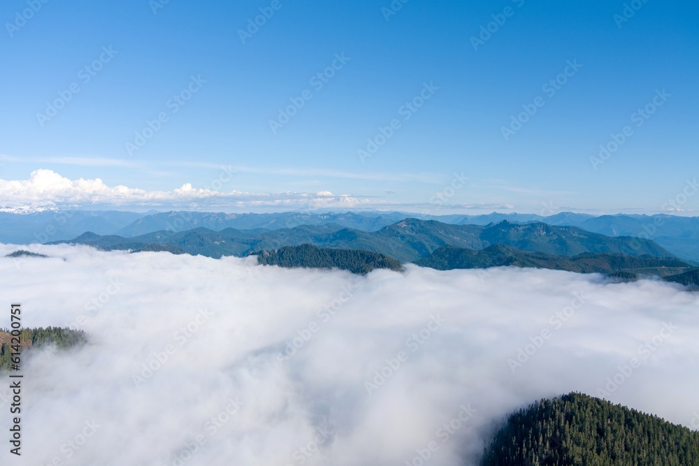 Mount Baker and the Cascade Mountains from above High Rock Lookout Mount Baker and the Cascade Mountains from above High Rock Lookout
