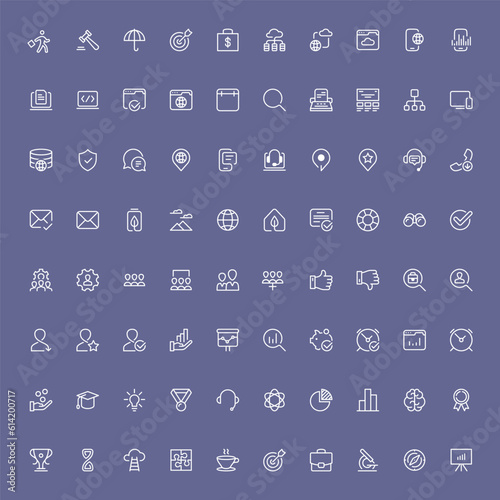 Business vector icons