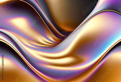 Metallic abstract wavy liquid background layout design,abstract background,abstract background with waves