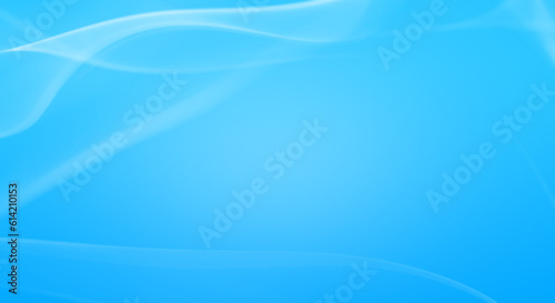 Simple blue gradient with soft light wave background