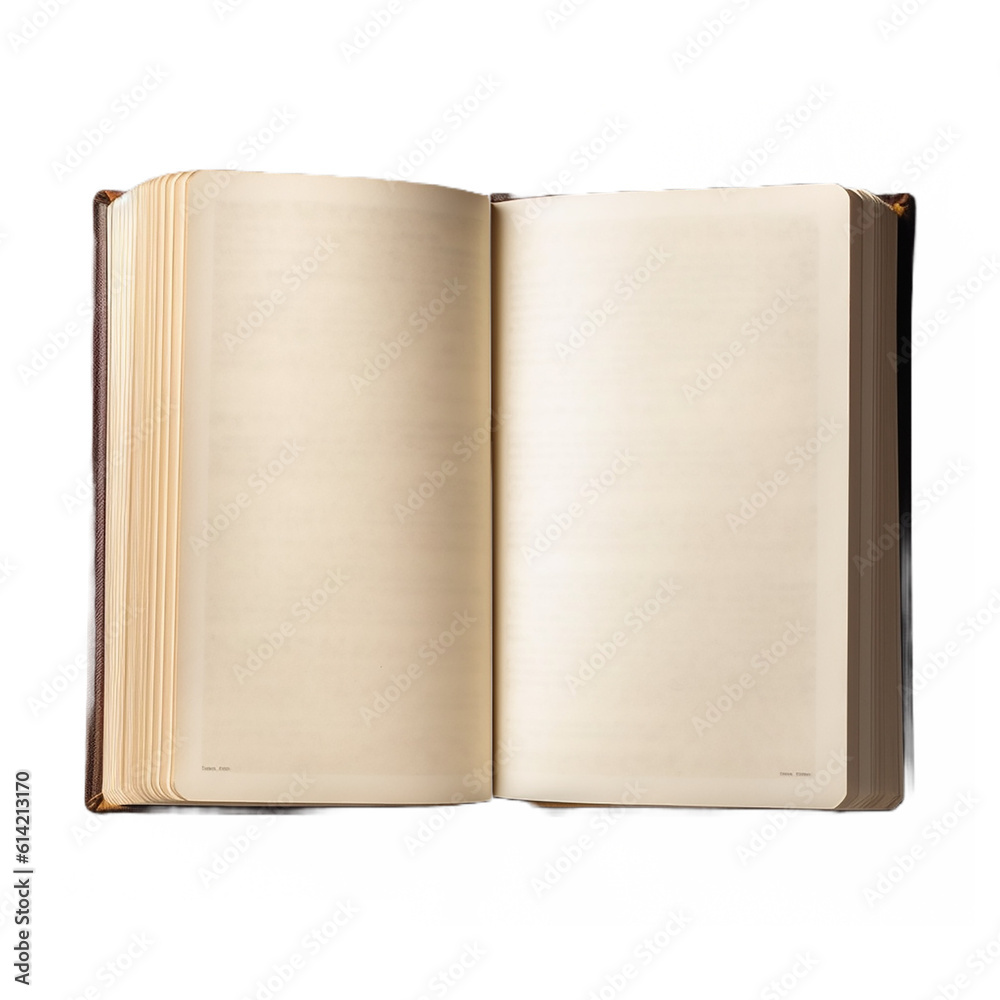 open notebook copy space on transparent background open notebook copy space on transparent background