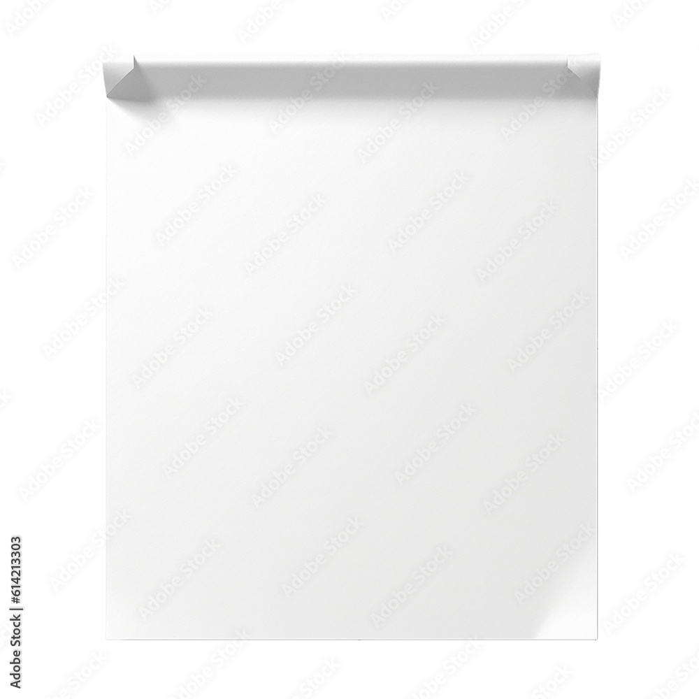 white paper isolated on transparent background white paper isolated on transparent background