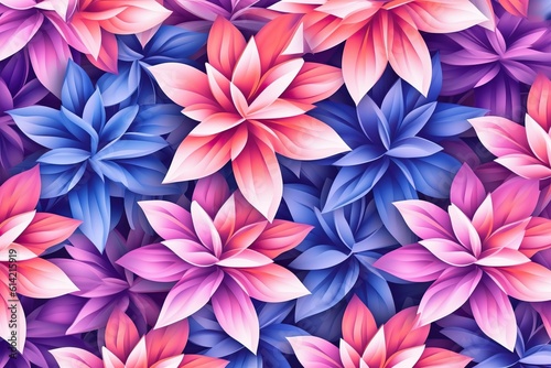 Flower, abstract floral pattern background (Ai generated) © thesweetsheep