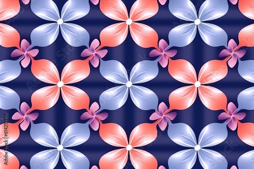 Flora  Abstract flower art pattern background  Ai generated 