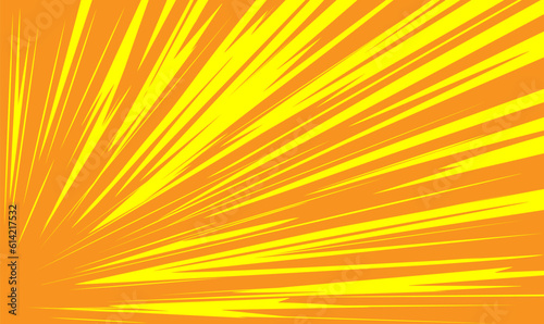 Background of yellow dynamic lines.