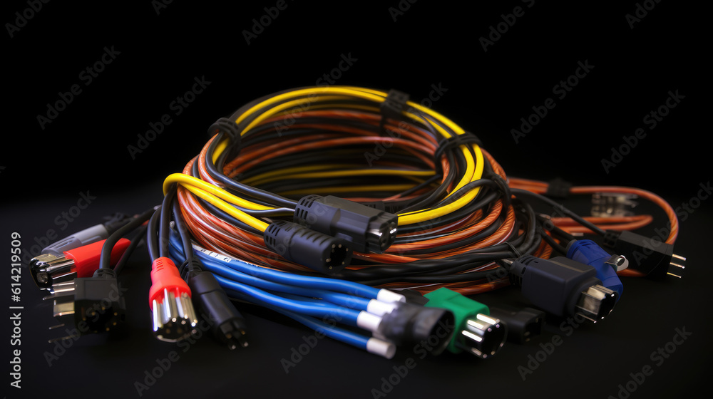 Complex wiring harness for the car building industry