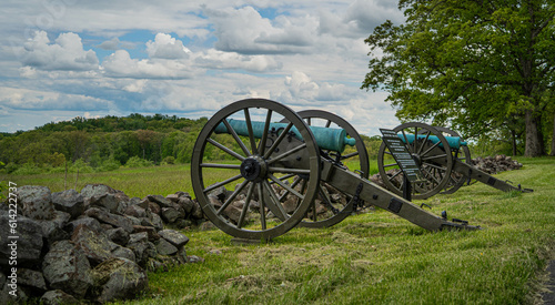 Fotografía Cannon memorial in Gettysburg