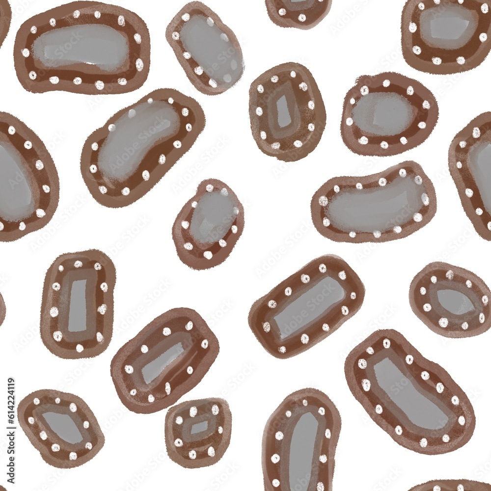 Microbe germ abstract simple cute seamless pattern Microbe germ abstract simple cute seamless pattern