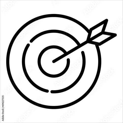 Target icon with transparent background