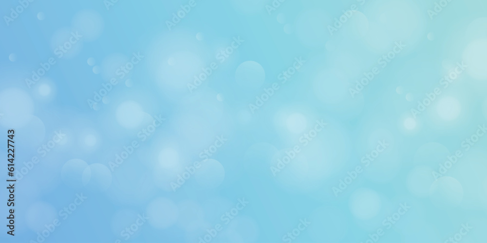 Light Blue Background With Bokeh Effect Light Blue Background With Bokeh Effect