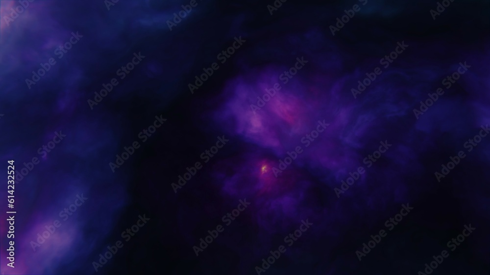 Space background with planetary nebula and stars
