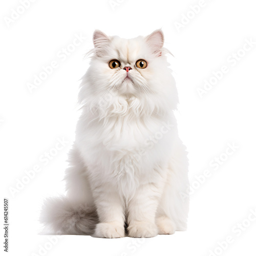 Persian Cat on transparent background	
