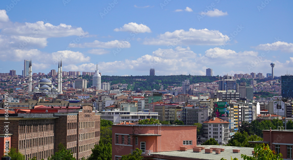 Ankara city view from ulus