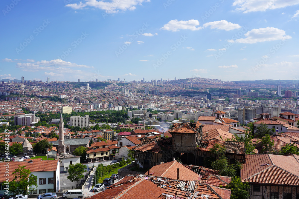 Ankara city view from ulus