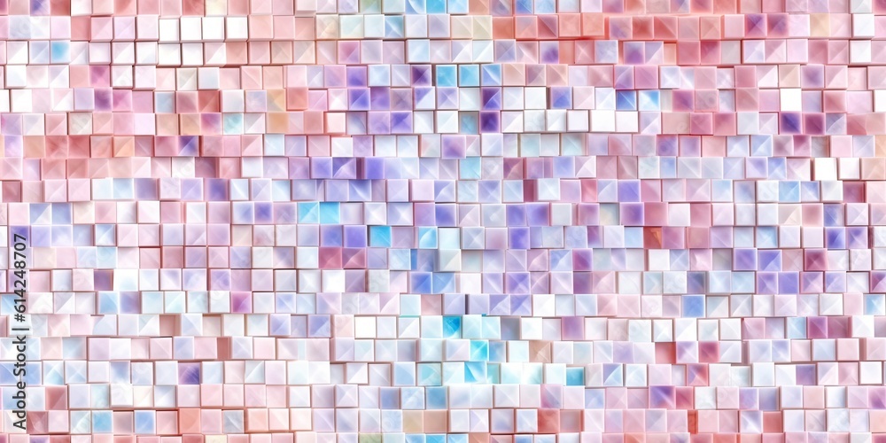 Abstract geometic 3d background, mosaic structure texture. Generative AI Abstract geometic 3d background, mosaic structure texture. Generative AI
