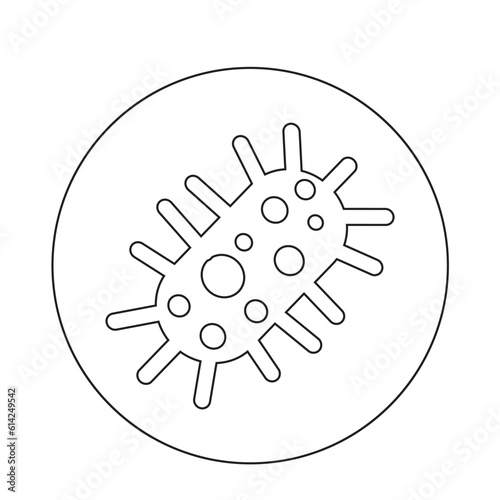 virus bacteria icon photo