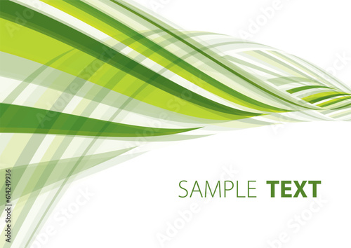 Wallpaper Mural Green abstract background. Vector Torontodigital.ca