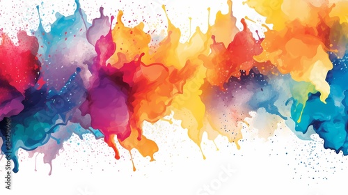 abstract background liquid paint  colors  multicolor  smoke