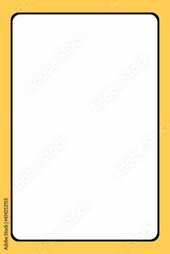 Creative and colored rectangle border with white background