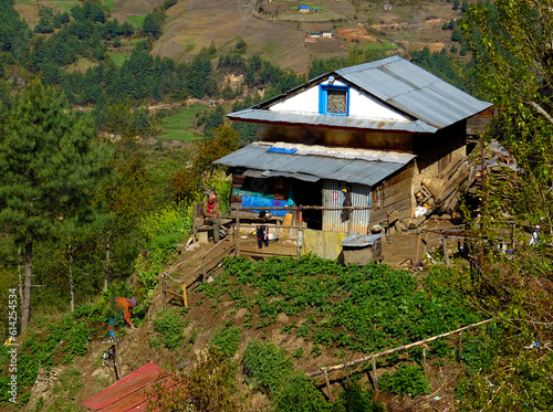 house in the mountains photo