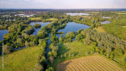 English landscape near Theale - West Berkshire UK