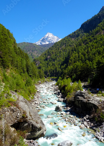 river in mountains