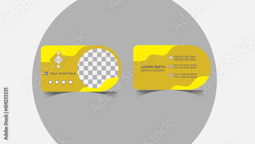  Dui cut Business Card design.