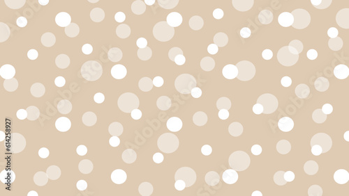 White dots on beige background