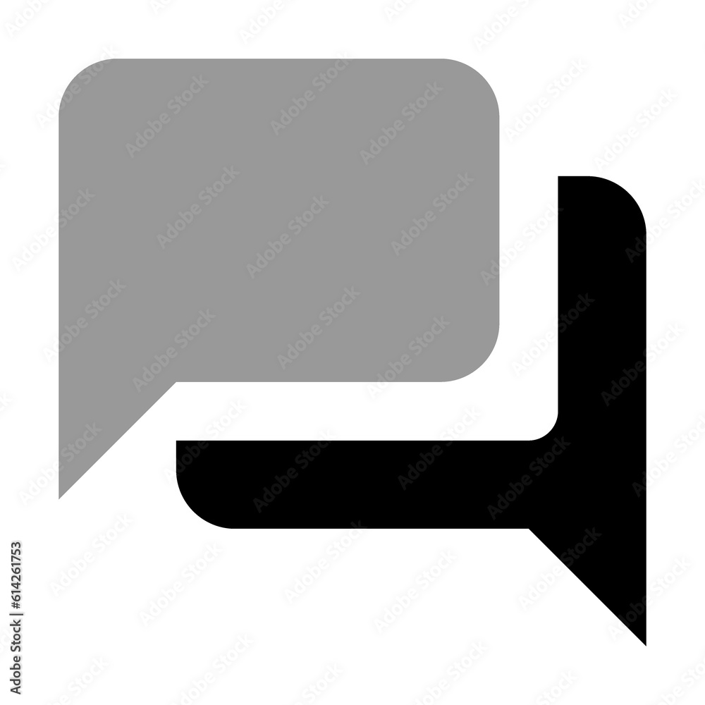 Naklejka premium chatting icon