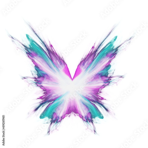 Ethereal purple fairy wings, enchanting atmosphere, winx fate saga style © AlexMelas