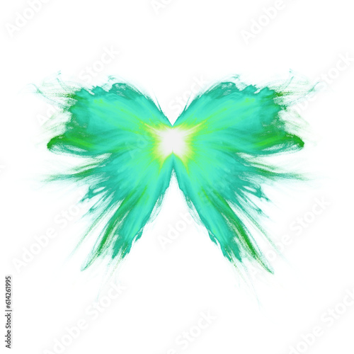 green fire wings winx fate saga style. fairy energy transformation © AlexMelas