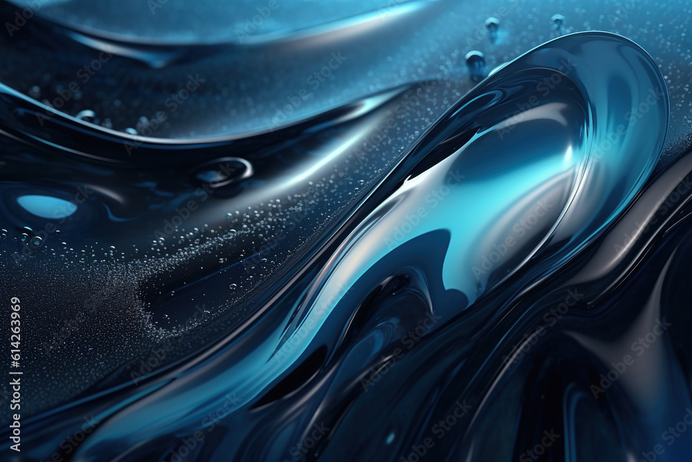 Modern abstract blue background Generative AI Modern abstract blue background Generative AI