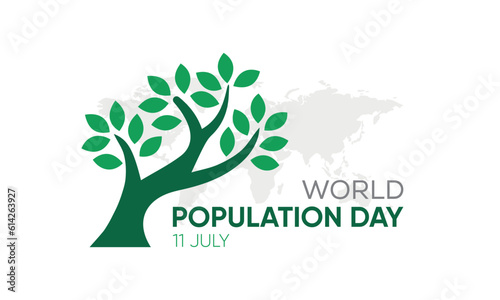 concept of world population day  11 july world population day  awareness world population day