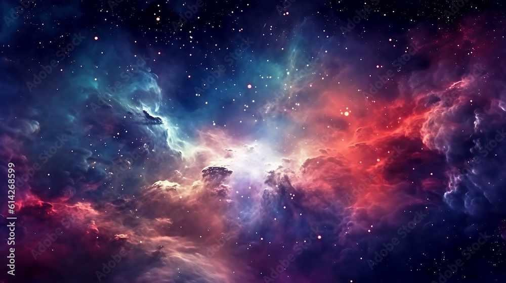 Obraz premium nebula and space