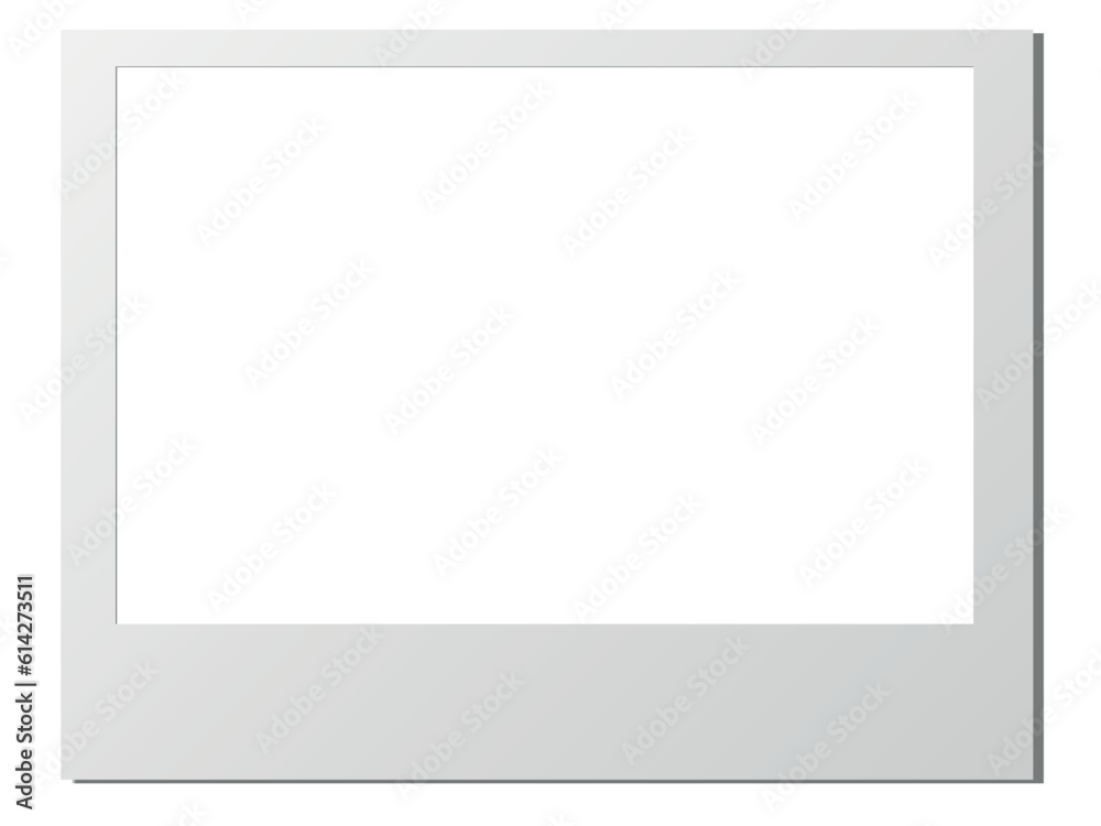 a polaroid card blank  vector file
