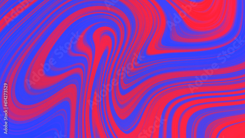Creative red and blue indigo colors combination background liquid gradient image. Abstract fluid blue and red wallpaper 8K illustration