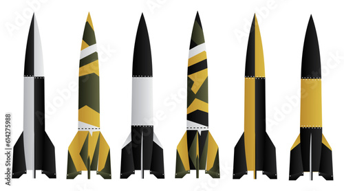 Experimental WW2 German Rocket / Ai Illustrator