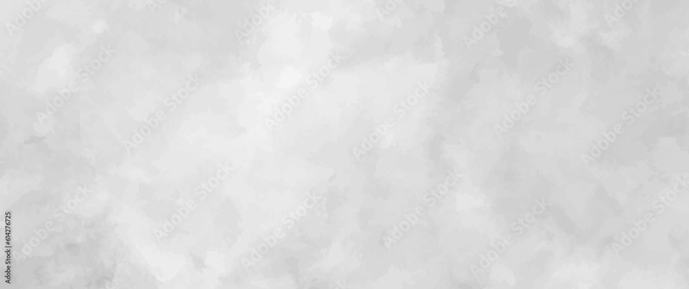 Vector watercolor texture for cards. Grey watercolour banner. Hand drawn marble. Smoke. Grey clouds. Sky. Christmas backdrop. Stone vector monochrome template for design.	
