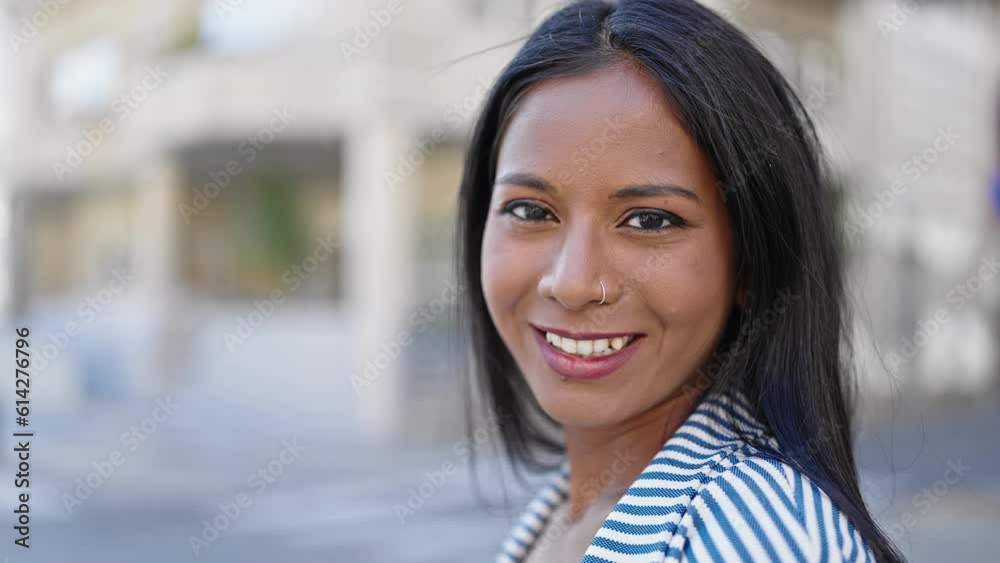 African american woman smiling confident standing at street African american woman smiling confident standing at street