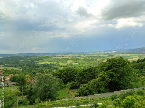 View from Monastery Lesje, near Paracin town, Serbia photo