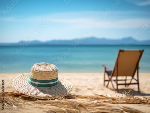 Seaside Summer Getaway: Sunny Beach, Serene Ocean, and Relaxed Vibes