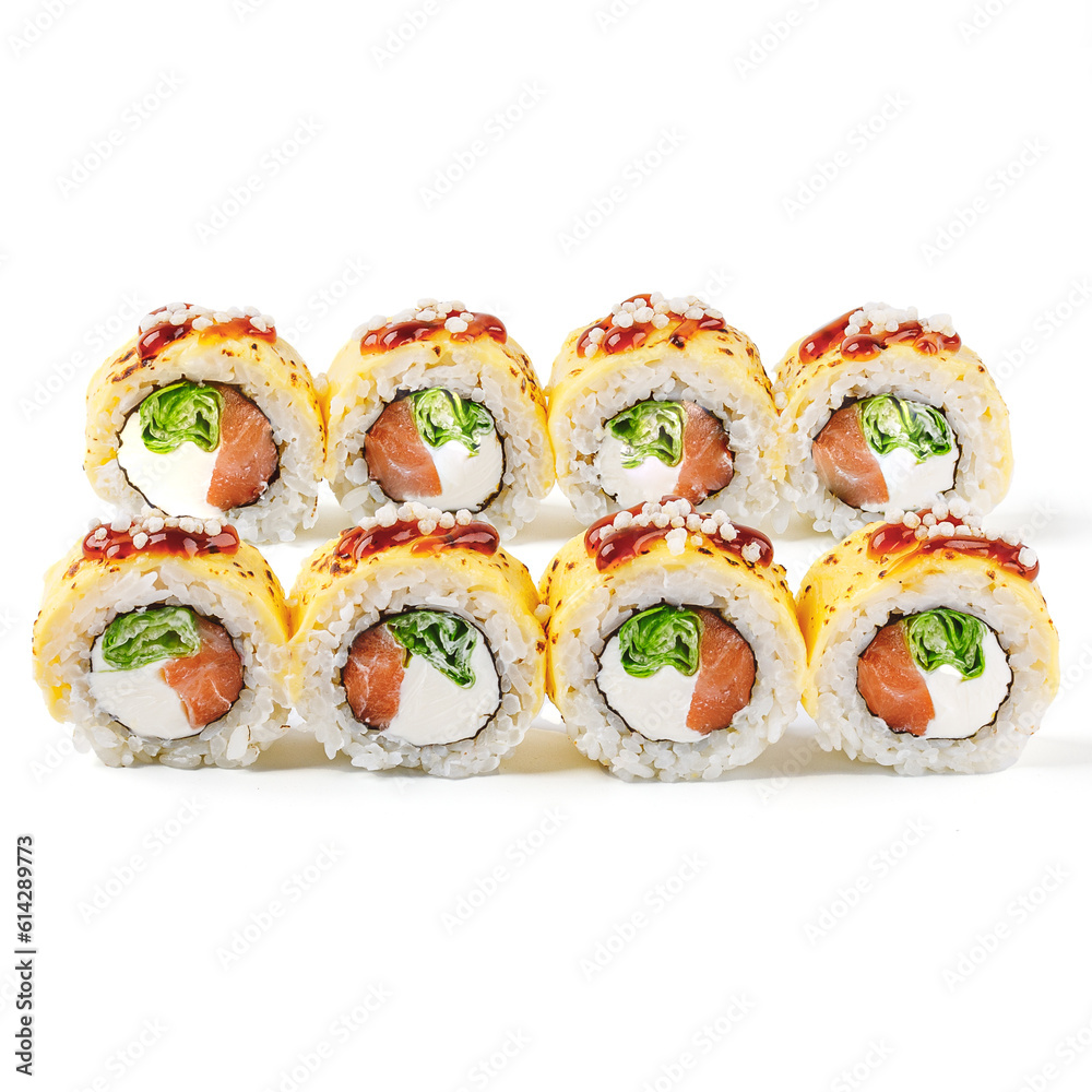 fresh appetizing rolls for restaurant menu on white background 9 fresh appetizing rolls for restaurant menu on white background 9