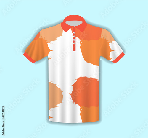 Men's T-shirt in 3D Style