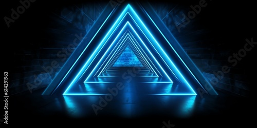 night sky light space triangle dark illustration